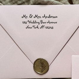 Sello Automático Amour | Guión manuscrito de estilo francés vintage