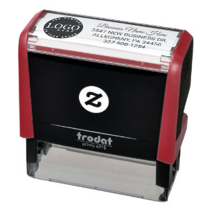 Sello Automático Añadir el logotipo de su empresa y la dirección de