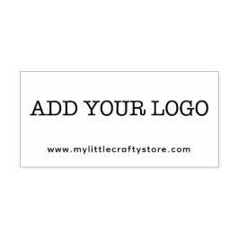 Sello Automático Añadir logo personalizado con sitio web
