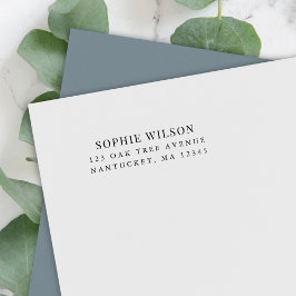 Sello Automático Añadir nombre a la dirección de retorno clásica mo