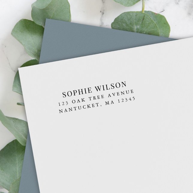 Sello Automático Añadir nombre a la dirección de retorno clásica mo (Subido por el creador)