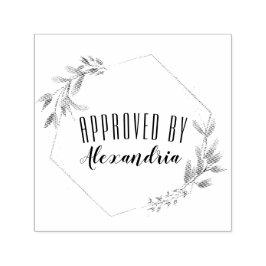 Sello Automático Añadir su nombre aprobado por