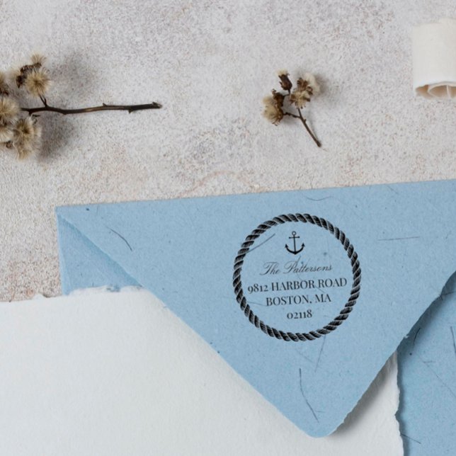 Sello Automático Anchor y Rope Nautical (Subido por el creador)