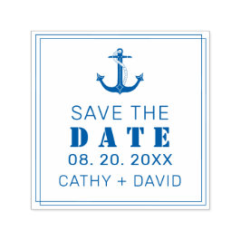 Sello Automático Ancla náutica crea tu propia fecha de guardar