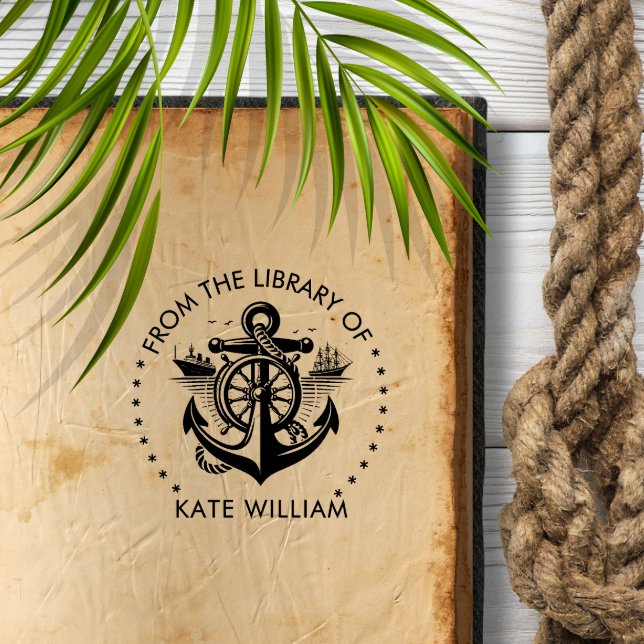 Sello Automático Anclaje de barco de vela Desde la biblioteca de Ro (Subido por el creador)