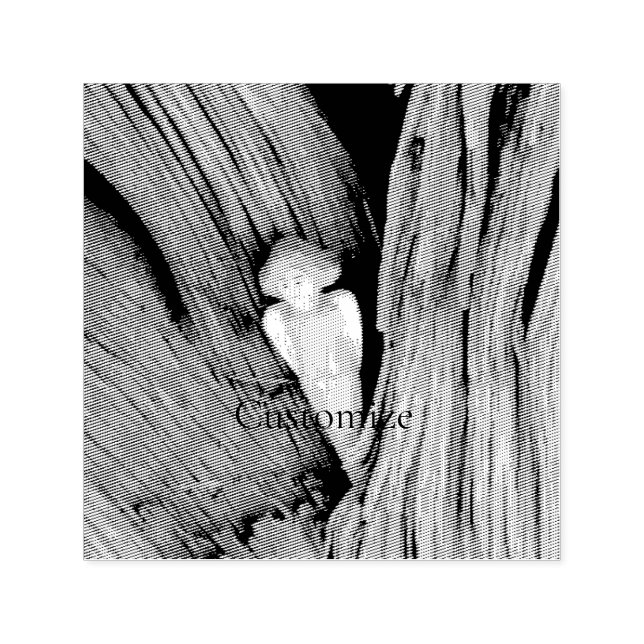 Sello Automático Ángel tallado en árbol Thunder Cove (Diseño)