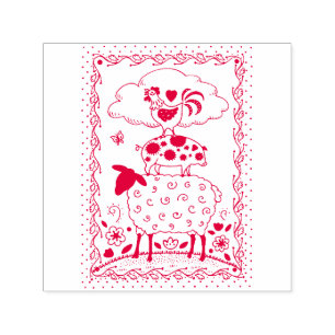 SELLO AUTOMÁTICO ANIMALES DE LA GRANJA DE ARTE FOLLAR OVEJAS PIG RO