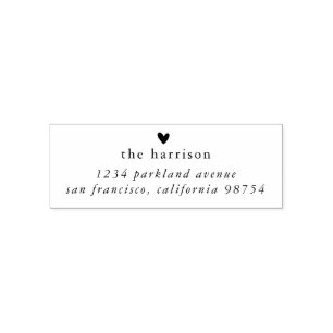 Sello Automático Apellido de familia y dirección de devolución marc