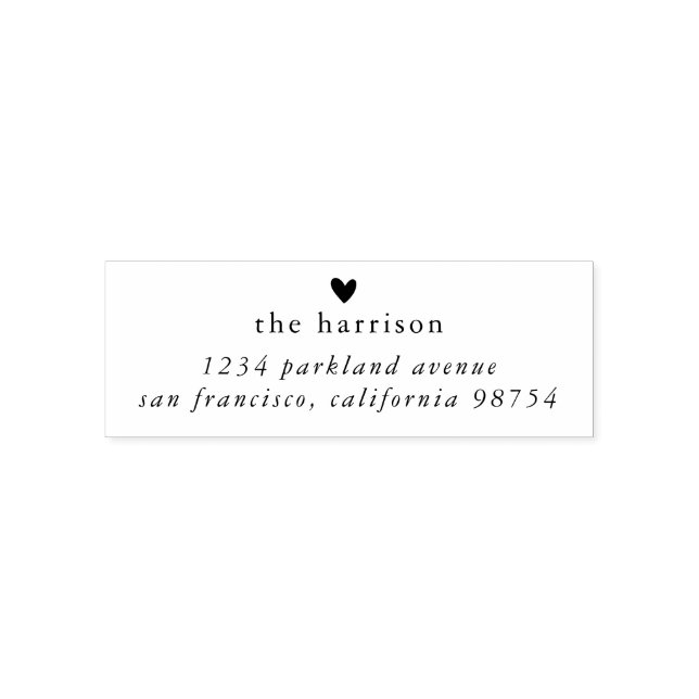 Sello Automático Apellido de familia y dirección de devolución marc (Diseño)