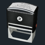 Sello Automático Apellido Personalizado de Familia Futuros Señor y<br><div class="desc">Fácil de crear su propio sello de goma de devolución de dirección con tinta incorporada personalizado. Simplemente haga clic en el botón "Personalizar" arriba e ingrese su nombre,  familia o nombre de la empresa y dirección.</div>