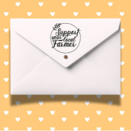 Sello Automático Apoyar el tema del mercado de agricultores locales