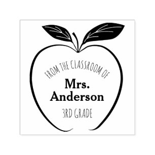 Sello Automático Apple de la sala de clase de personalizado