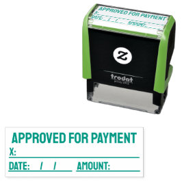 Sello Automático Aprobado Para El Pago