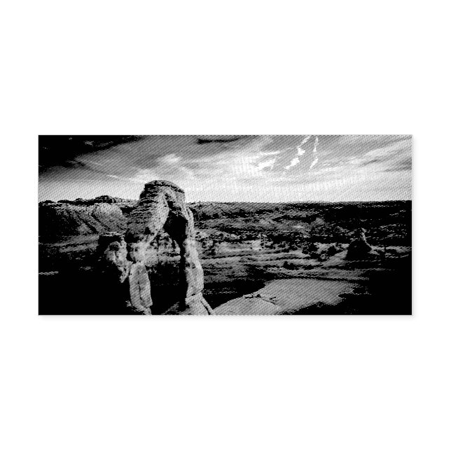 Sello Automático Arca de piedra (Diseño)