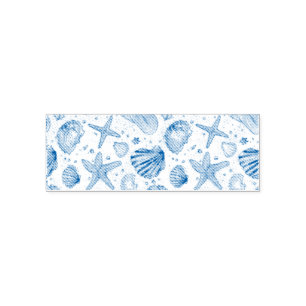 Sello Automático Armonía de Concha Azul