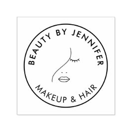 Sello Automático Artista de maquillaje con logotipo de belleza faci