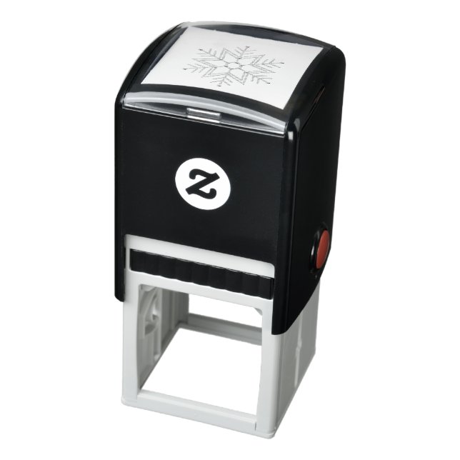 Sello Automático Aspecto de 2-Silver y Gold Snowflake 3-D (Producto)