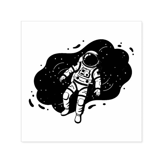 Sello Automático Astronauta (Diseño)