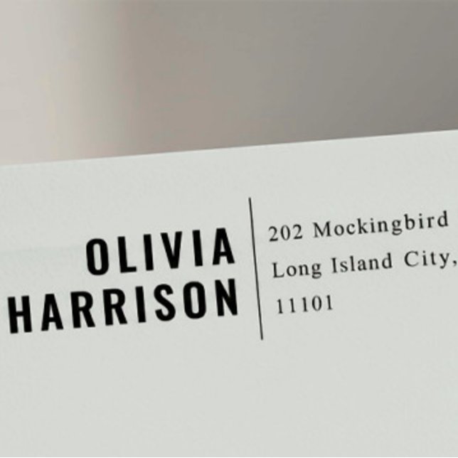 Sello Automático Autónomo Sans Serif Dirección de devolución autoem (Subido por el creador)