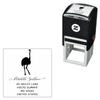 Avestruz Divertida Papelería Personalizada Animal 