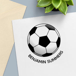 Sello Automático Balón de Fútbol con Nombre Personalizado
