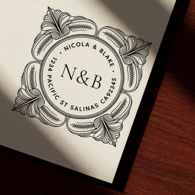 Sello Automático Baroque Return Address Self-Inking Stamp (Subido por el creador)