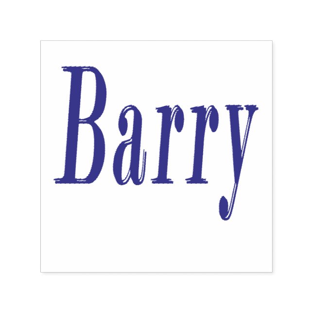 Sello Automático Barry, logotipo de nombre, (Diseño)