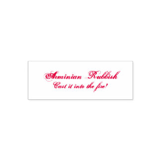 Sello Automático Basura Arminiana - ¡Arrójala Al Fuego!