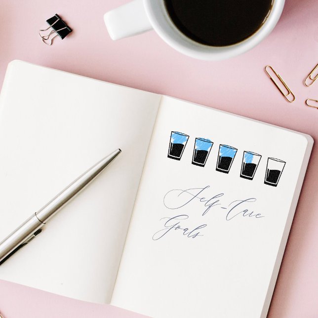 Sello Automático Beber suficiente agua Objetivos de autocuidado de  (Subido por el creador)