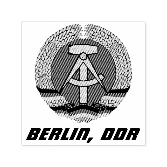 Sello Automático Berlín, DDR - República Democrática Alemana (Diseño)