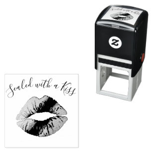 Sello Automático Besado con un Beso   Salón de Belleza Modern Lips
