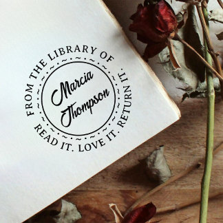 Sello Automático Biblioteca de guiones de escritura de redondeo clá