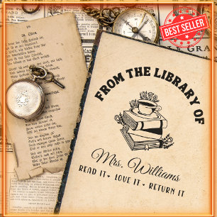 Sello Automático Biblioteca de Libros Antiguos para Maestros Person