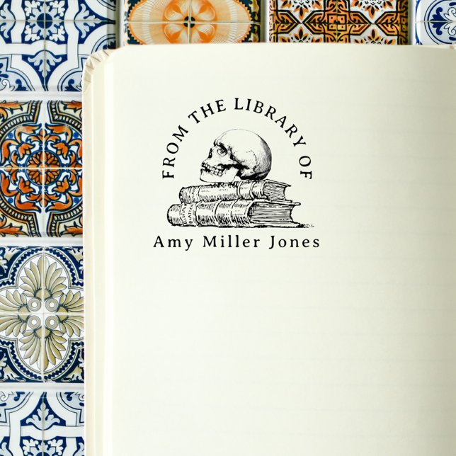 Sello Automático Biblioteca de Personalizados de cráneo de Gótico d (Subido por el creador)