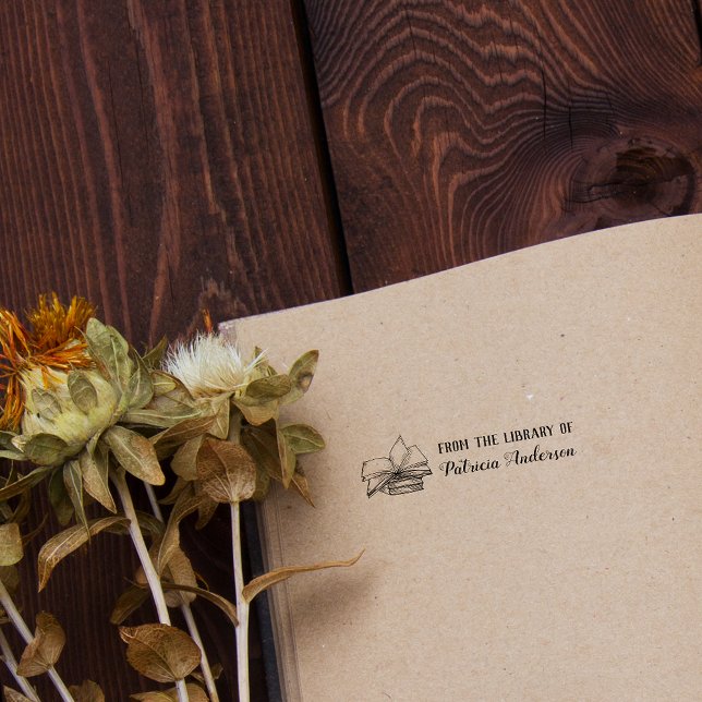 Sello Automático Biblioteca de Personalizados de época y libros per (Subido por el creador)