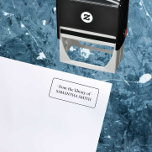 SELLO AUTOMÁTICO BIBLIOTECA DE PLANTILLAS DE LIBRERÍA DE NOMBRES SI<br><div class="desc">ELEGANTE placa de biblioteca STAMP con su nombre personalizado, ideal para añadir un toque personal a su preciada colección de libros. La placa de la biblioteca incluye "De la biblioteca de" y su nombre en un marco plano con borde redondeado. Reemplace el nombre por el suyo propio utilizando la plantilla....</div>