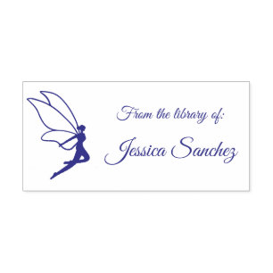 Sello Automático Biblioteca del Personalizable Fairy Silhouette