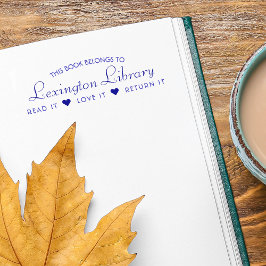 Sello Automático Biblioteca Municipal Léelo Ámalo Devuélvelo