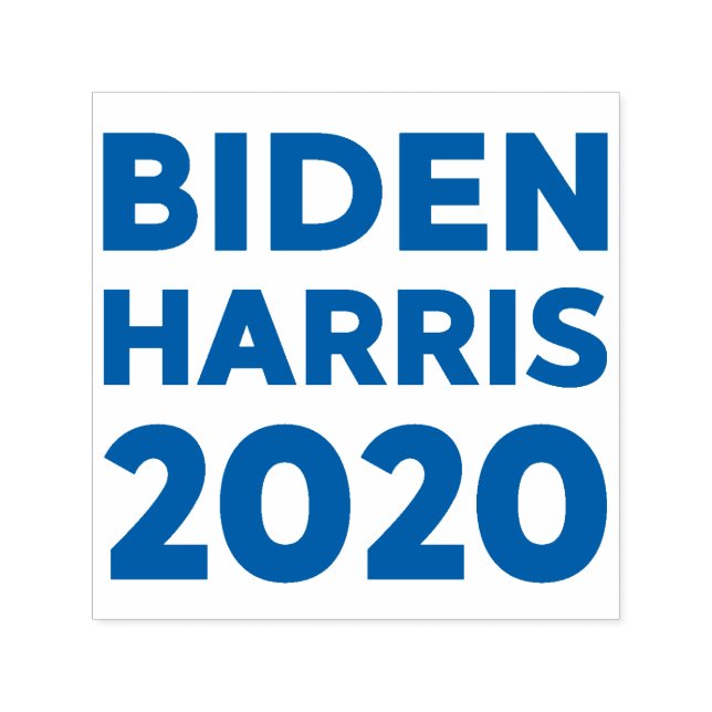 Sello Automático Biden Harris 2020 elección de texto en negrita (Diseño)