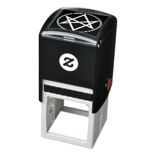 Sello Automático Blanco Unicursal del Hexagram de Falln