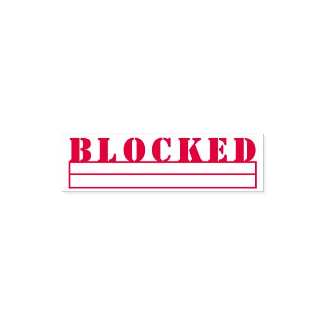 Sello Automático Bloqueada Oficina de Factura Moderna (Diseño)