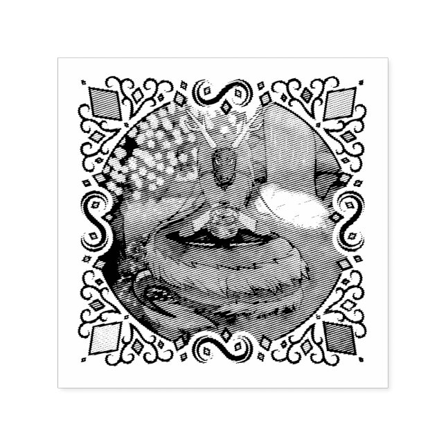 Sello Automático Blue Fantasy Eastern Dragon Tea Time (Diseño)