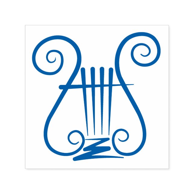 Sello Automático Blue Lyre (Diseño)