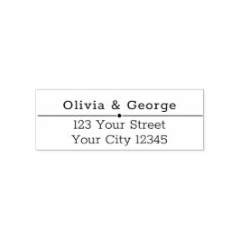 Sello Automático Boda Brillante de cuento de hadas