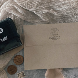 Sello Automático Boda de caligrafía romántica