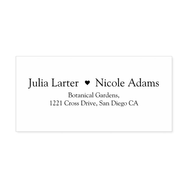 Sello Automático Boda de flores de tulipán de primavera azul marino (Diseño)