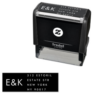 Sello Automático Boda Neutral de Género Ultra Moderno