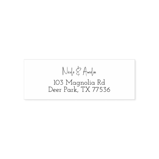 Sello Automático Boda Pareja Calentamiento de la casa regalo recién (Diseño)