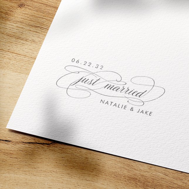 Sello Automático Boda personalizado solo casado (Subido por el creador)