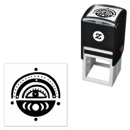 Sello Automático Boho geométrico elegante místico ocular mágico